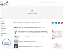 Tablet Screenshot of igea.hr